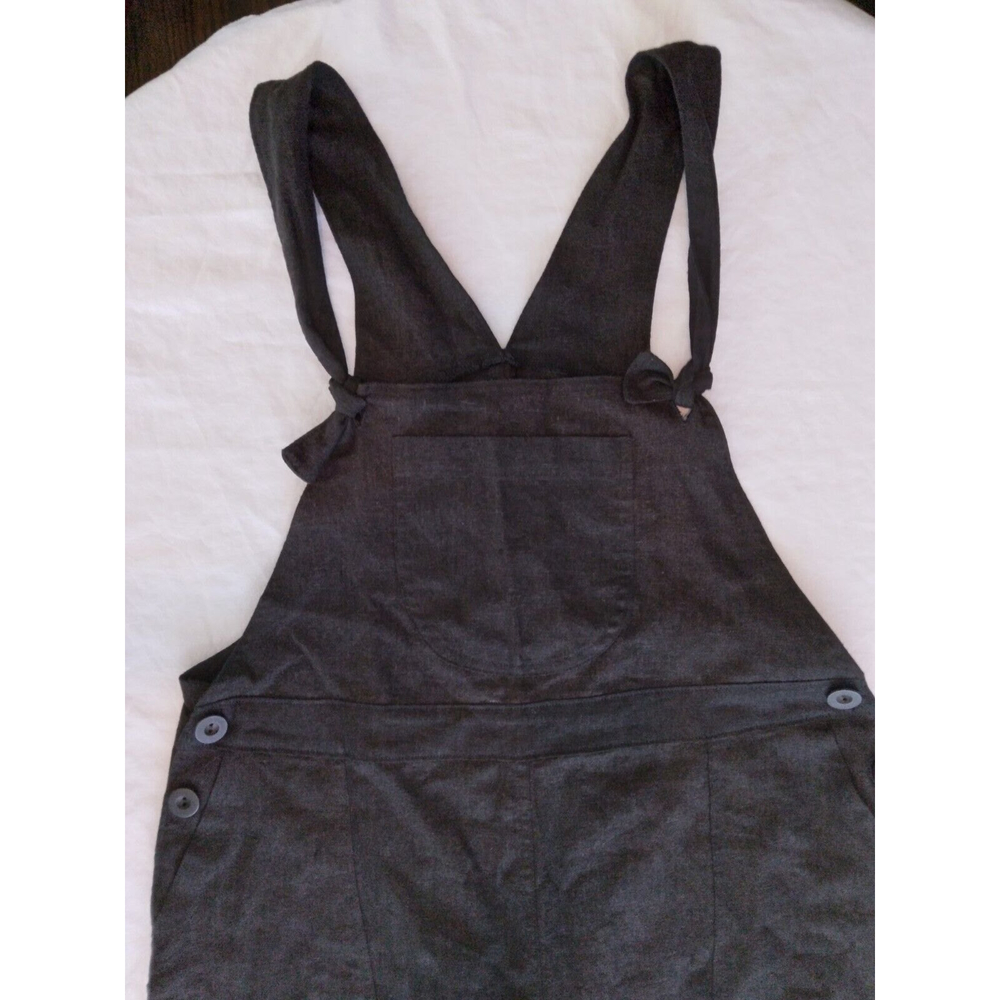 Selva Negra Jumpsuit Overalls Black Linen Blend Womens Size 4 - Picture 5 of 11
